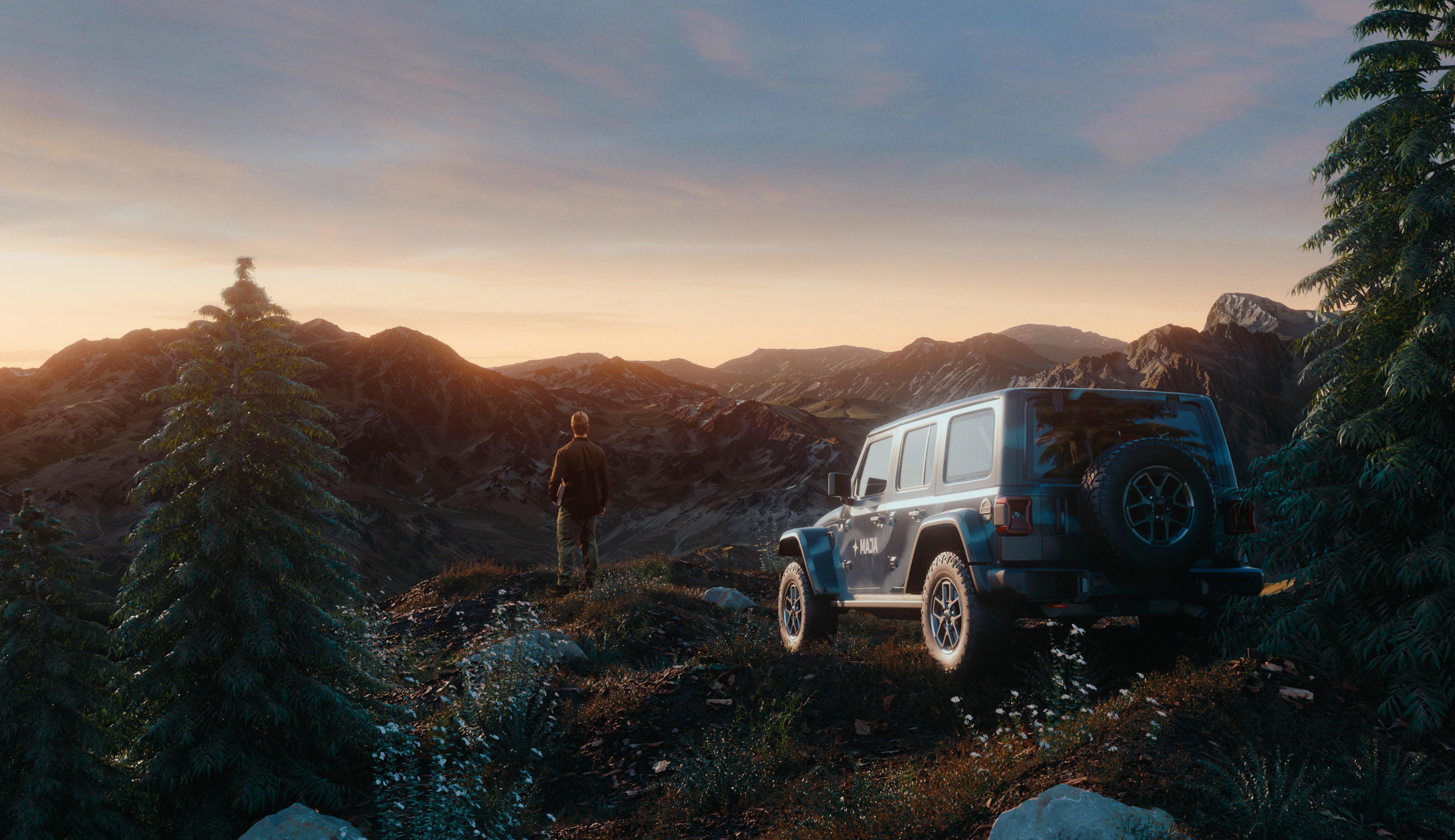 Environment after visual effects